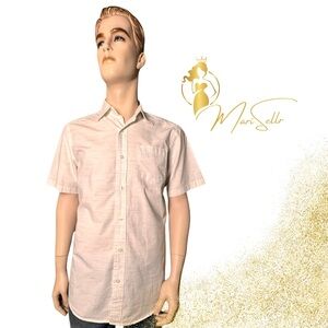 GAP Cream Casual Button Down Shirt Lightweight Classic